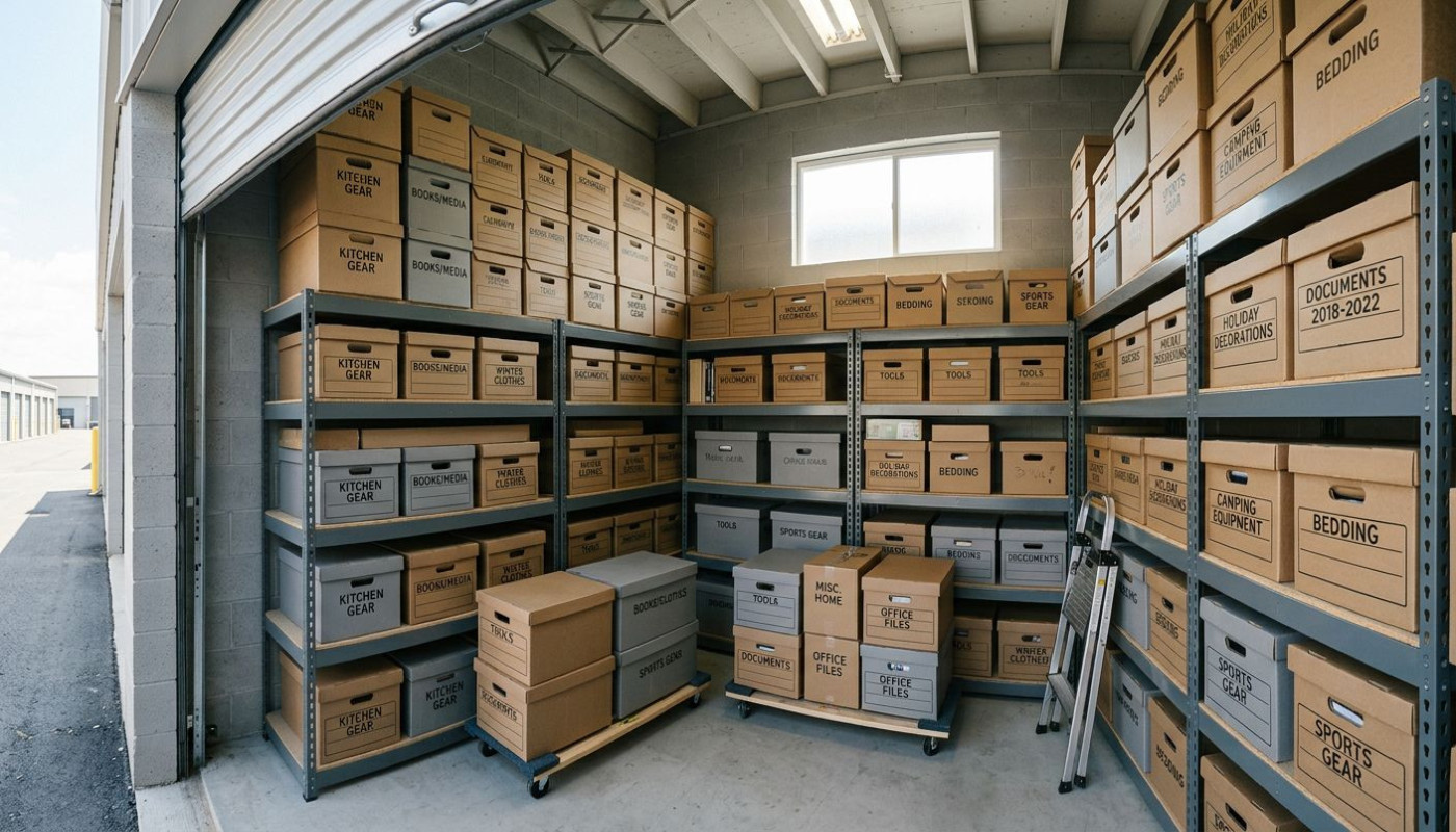 Maximiser l'espace dans un petit garde-meuble